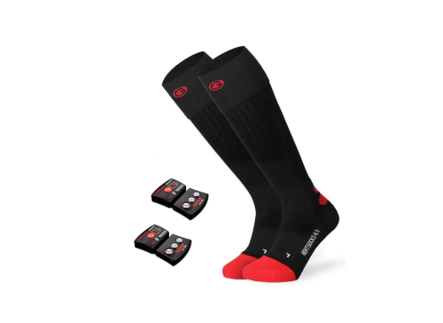 Ponožky vyhřívané Lenz set of heat sock 4.1 toe cap + lithium pack rcB 1800